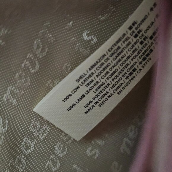 Kate Spade New Hanover Street Aster Bow Beau Pink Black Leather Crossbody Bag - Picture 13 of 15